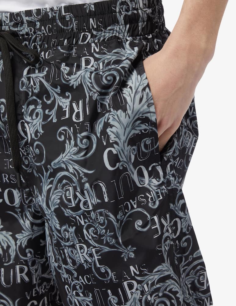 rinascente Versace Jeans Couture Nylon logo couture pants 