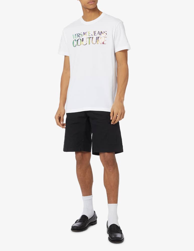 rinascente Versace Jeans Couture Logo holo t-shirt 