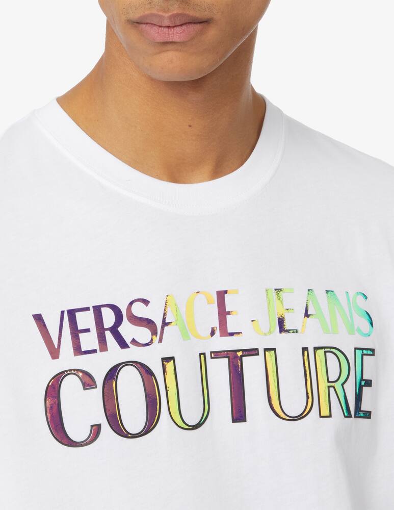 rinascente Versace Jeans Couture Logo holo t-shirt 