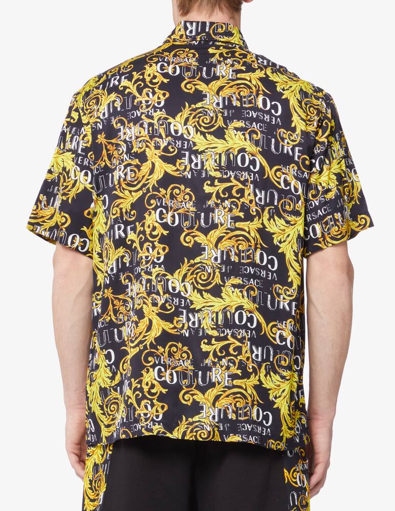 rinascente Versace Jeans Couture Cam maniche corte in twill con logo 