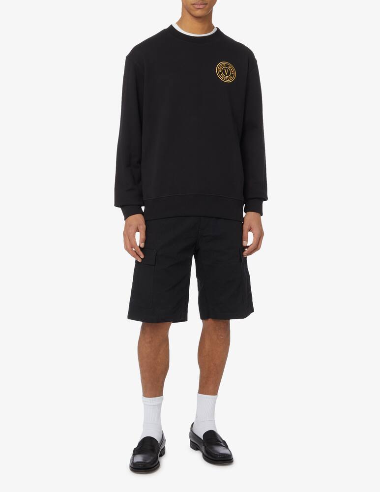 rinascente Versace Jeans Couture Felpa girocollo emblem 