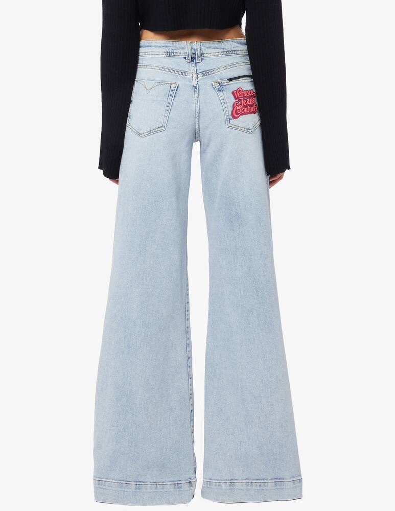 rinascente Versace Jeans Couture Flare high rise jeans