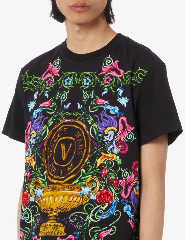 rinascente Versace Jeans Couture Maglietta garden print over