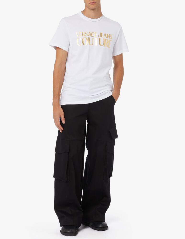 rinascente Versace Jeans Couture Maglietta logo gold