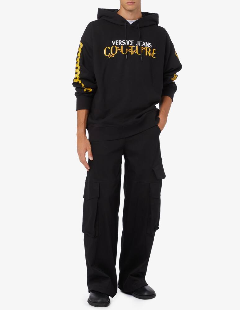 rinascente Versace Jeans Couture Chain logohoodie