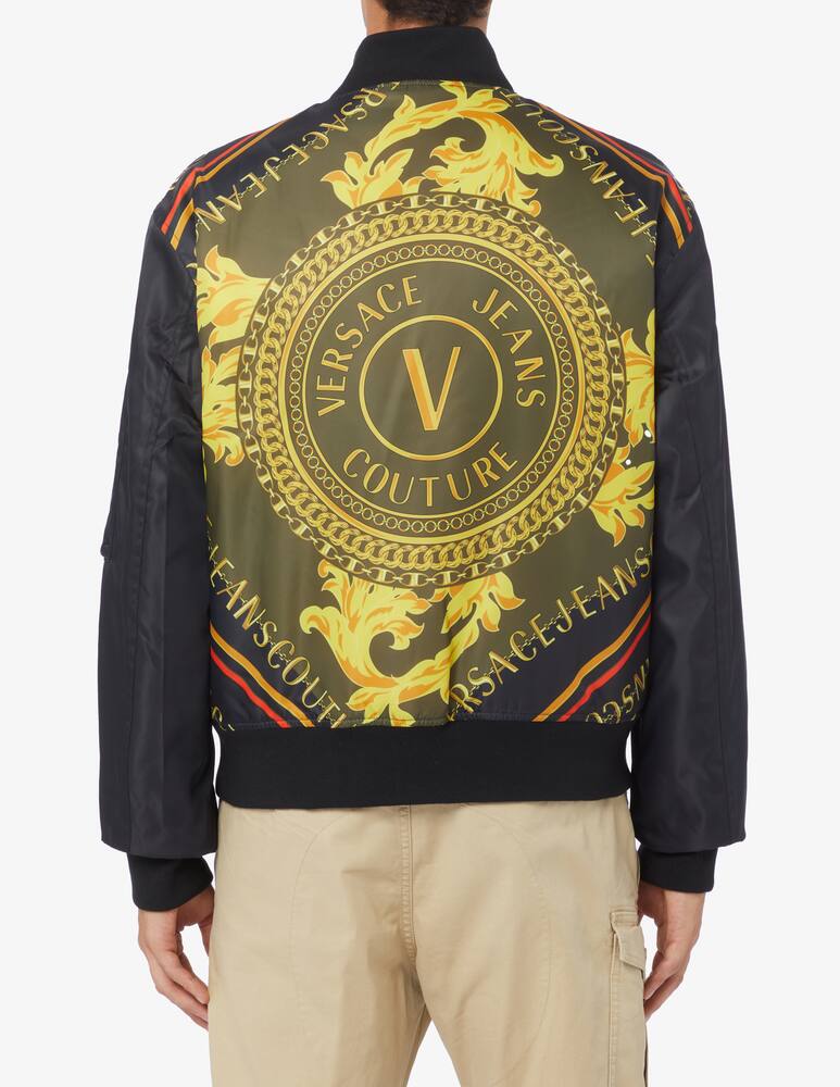 rinascente Versace Jeans Couture Giacca bomber retro stampa
