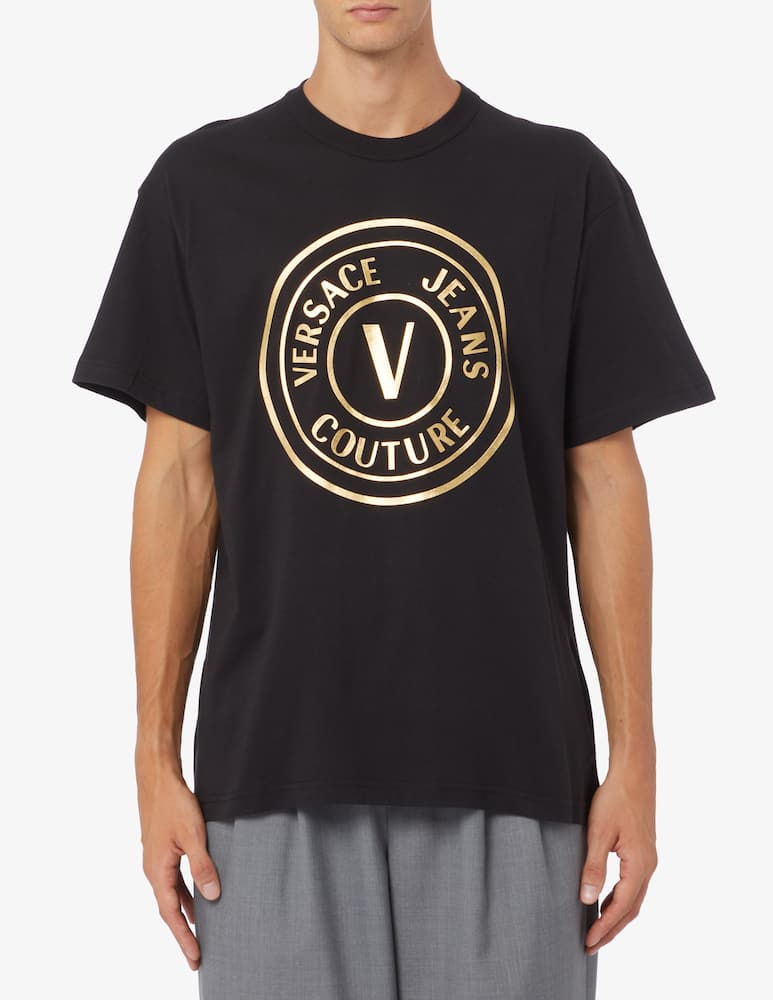 Versace Jeans Couture Maglietta big v emblem - immagine 1 Versace Jeans Couture Maglietta big v emblem - immagine 1