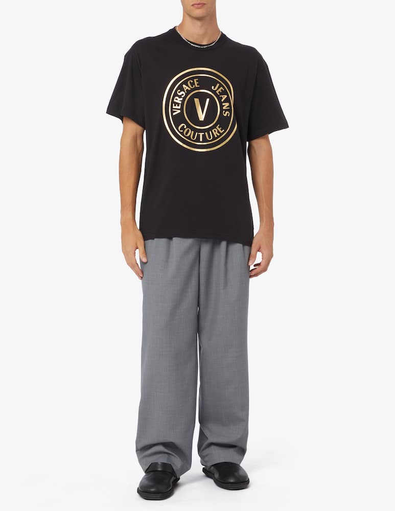 Versace Jeans Couture Maglietta big v emblem - immagine 2 Versace Jeans Couture Maglietta big v emblem - immagine 2