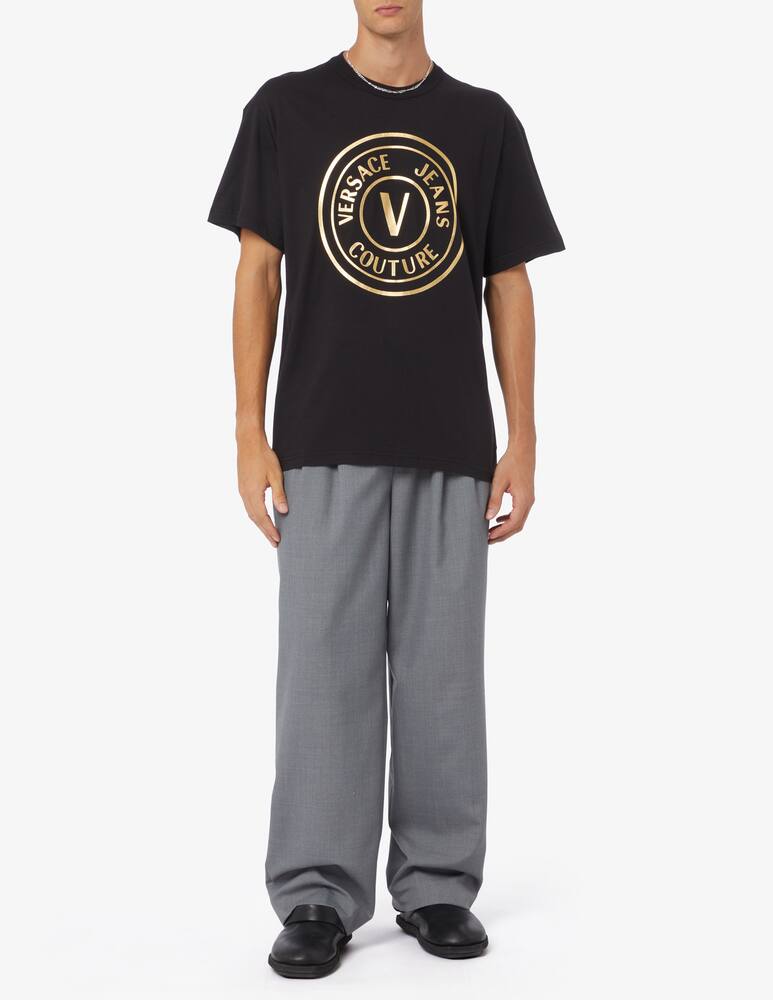rinascente Versace Jeans Couture Big v emblem t-shirt