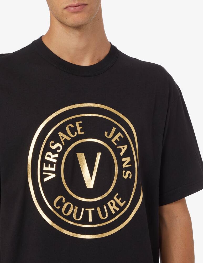 rinascente Versace Jeans Couture Big v emblem t-shirt