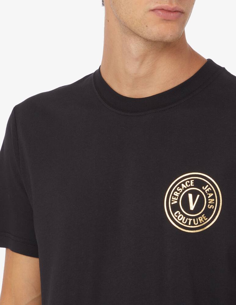 rinascente Versace Jeans Couture Small v emblem t-shirt