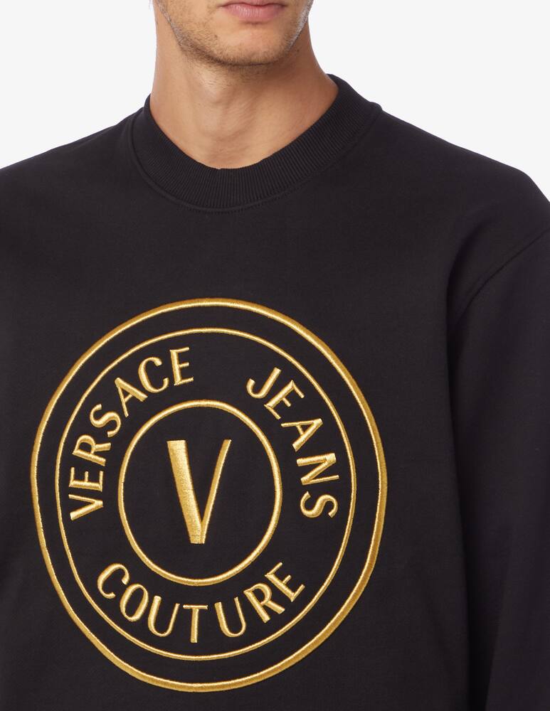 rinascente Versace Jeans Couture V emblem sweatshirt