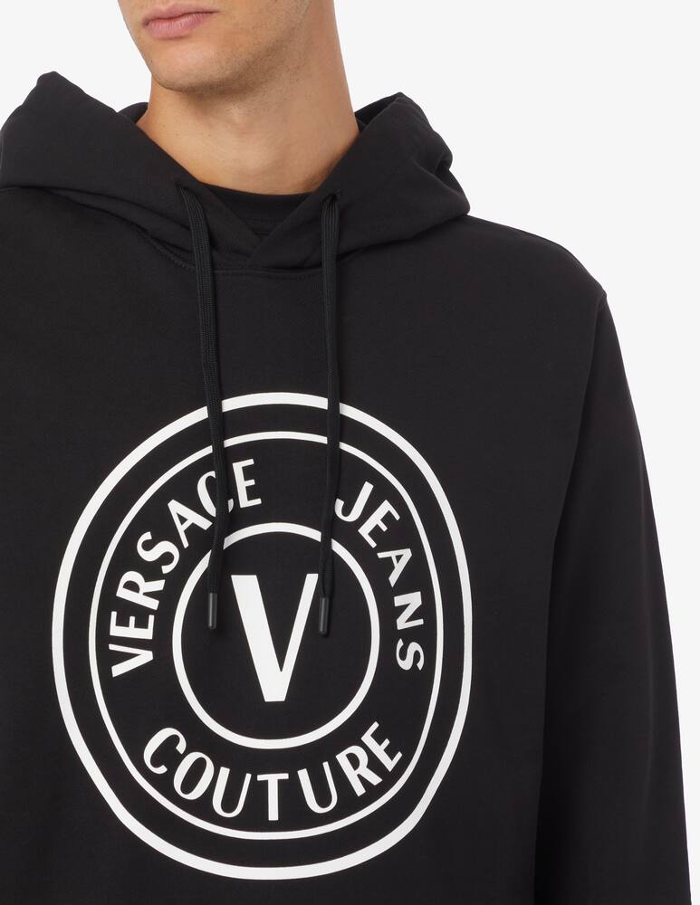 rinascente Versace Jeans Couture Felpa con cappuccio v emblem
