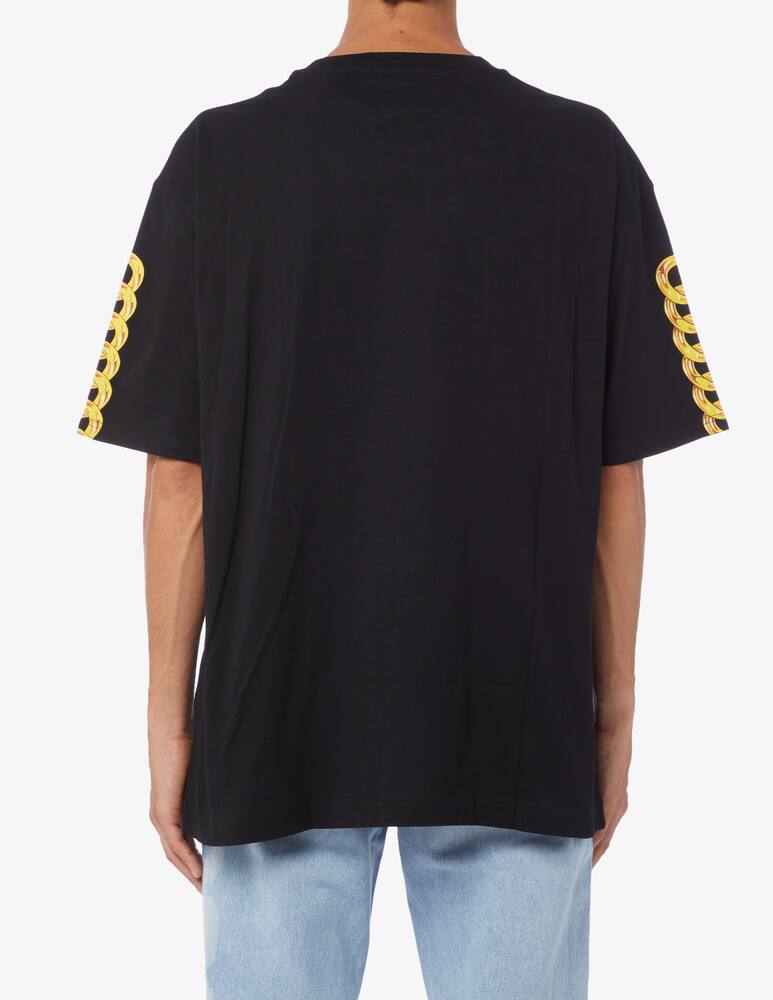 rinascente Versace Jeans Couture Logo couture chain t-shirt