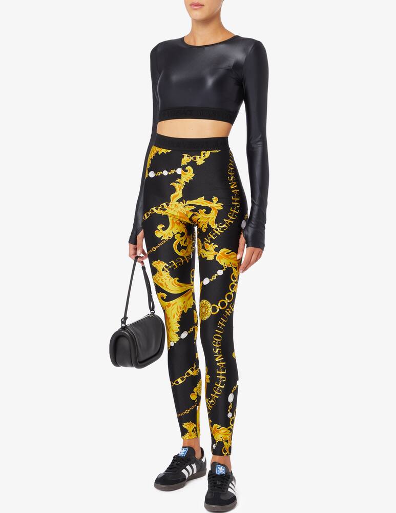 rinascente Versace Jeans Couture Legging barocco lycra