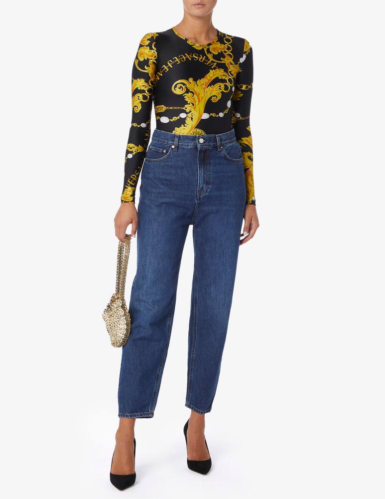 rinascente Versace Jeans Couture Body in lycra barocco