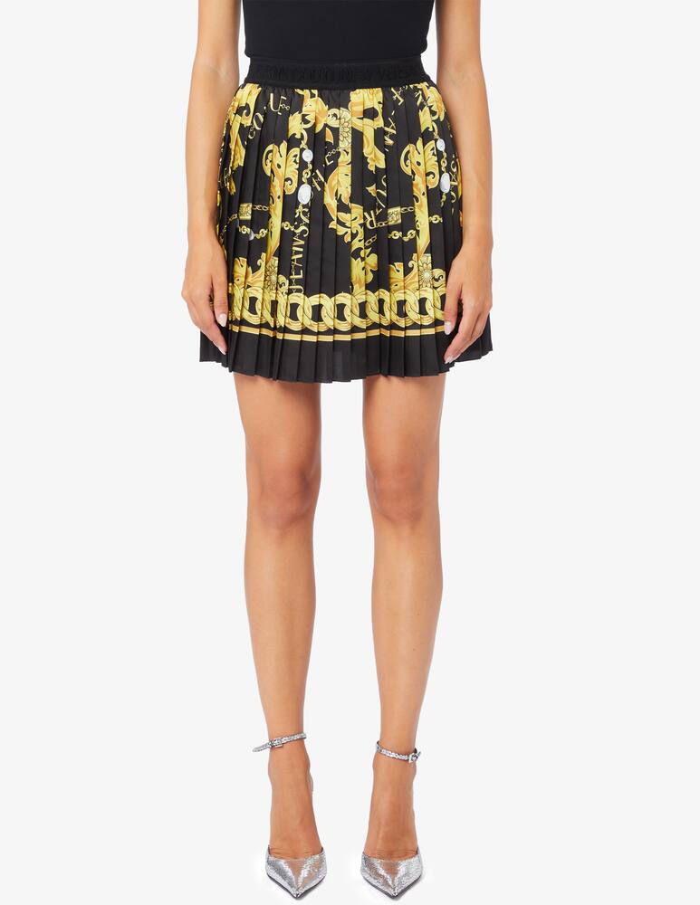 Versace Jeans Couture Minigonna plissettata barocco - immagine 1 Versace Jeans Couture Minigonna plissettata barocco - immagine 1