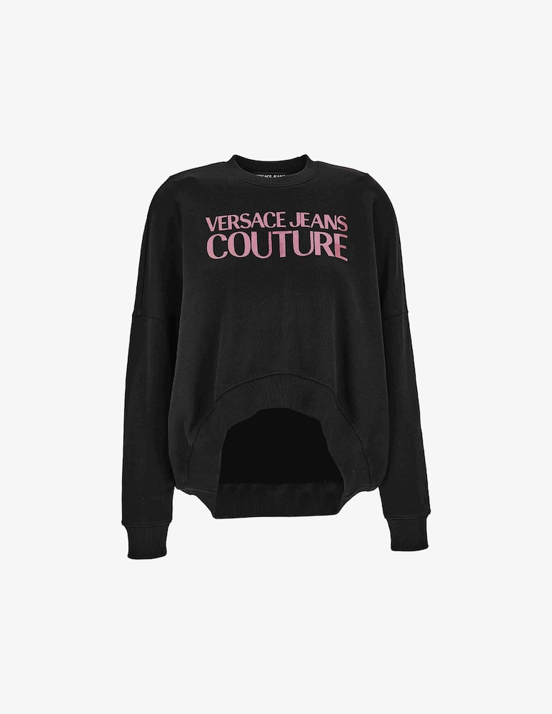 Versace Jeans Couture Felpa con logo gummy glitter - immagine 1 Versace Jeans Couture Felpa con logo gummy glitter - immagine 1