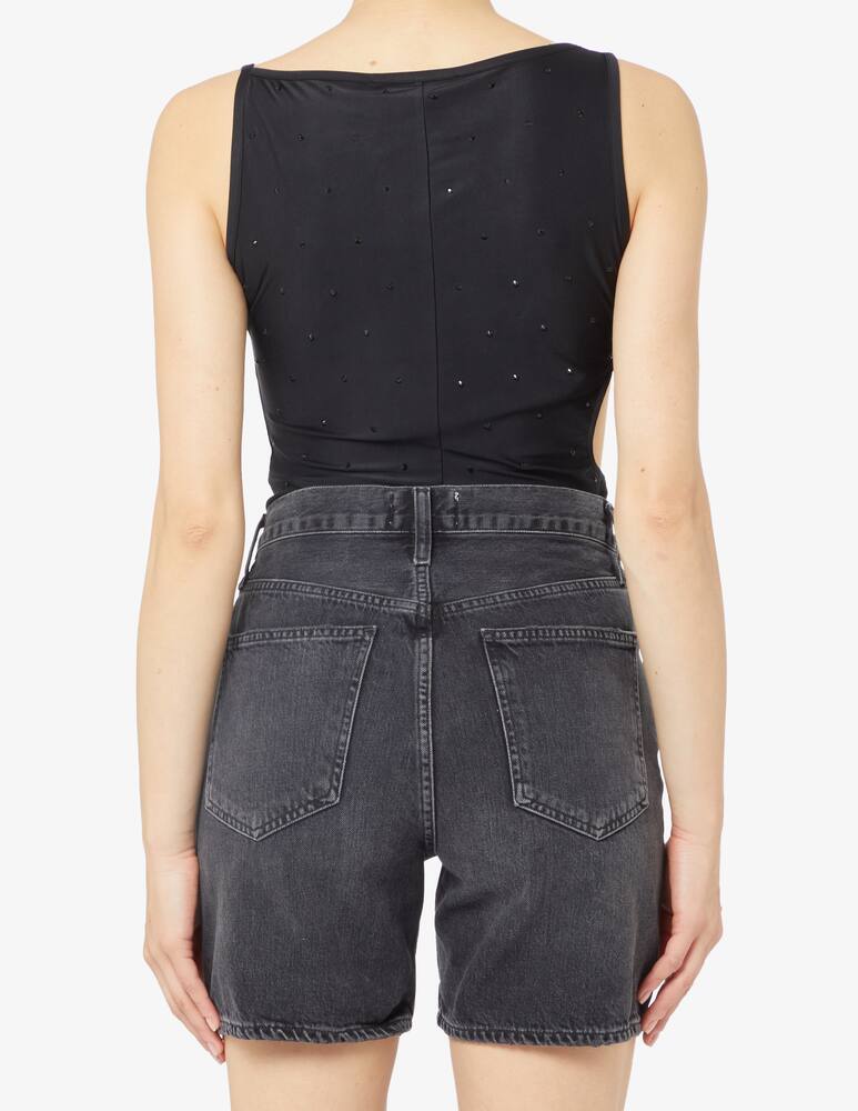 rinascente Versace Jeans Couture Top con cristalli