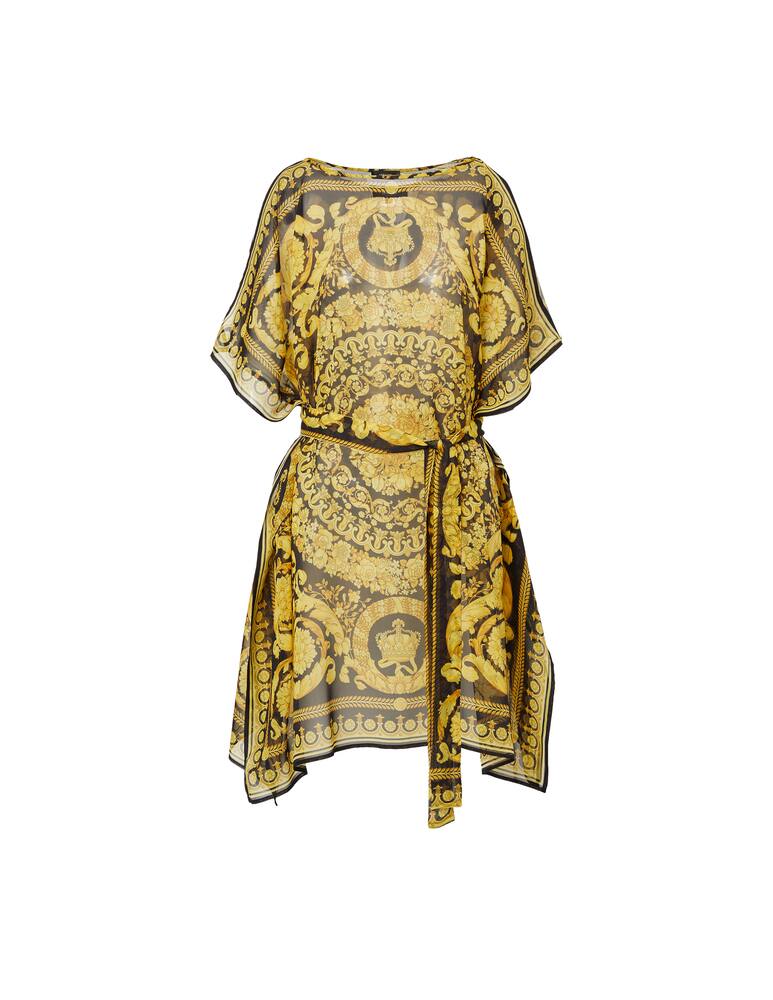 rinascente Versace Copricostume in seta - nero