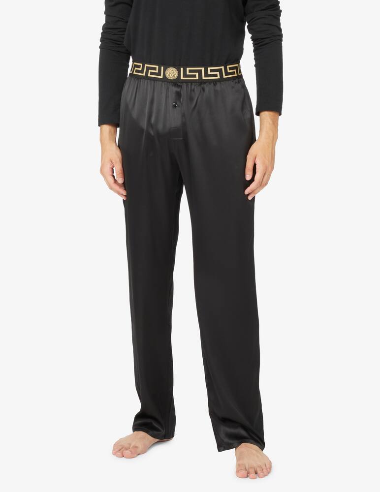 rinascente Versace Silk pants - Black