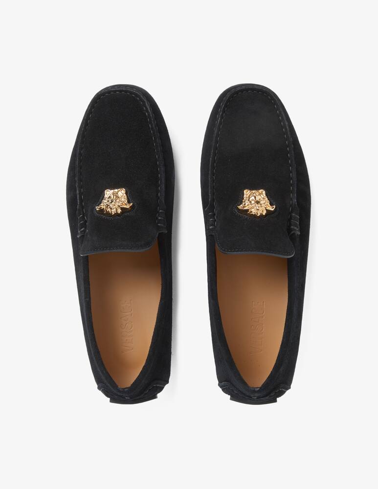 rinascente Versace Suede driver shoes 