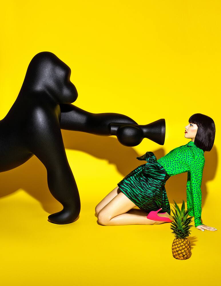 rinascente Qeeboo Kong Lamp Black - Black