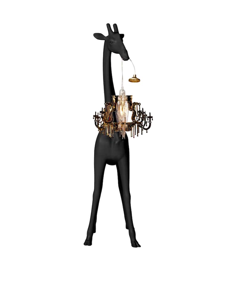 rinascente Qeeboo Lampada Giraffe in Love XS - nero