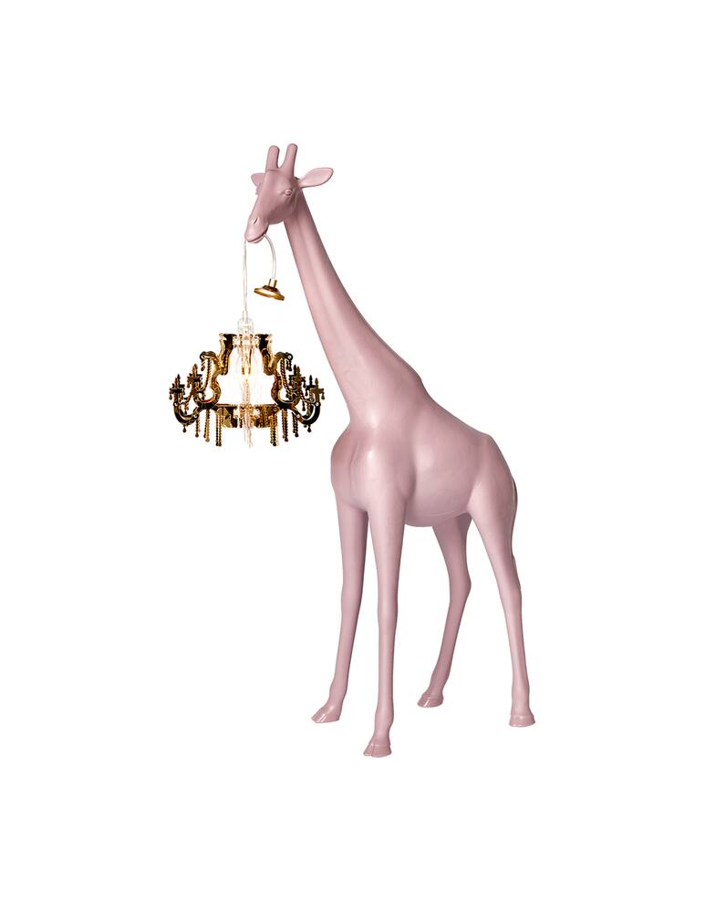 Qeeboo Giraffe in love XS Pink - immagine 1 Qeeboo Giraffe in love XS Pink - immagine 1