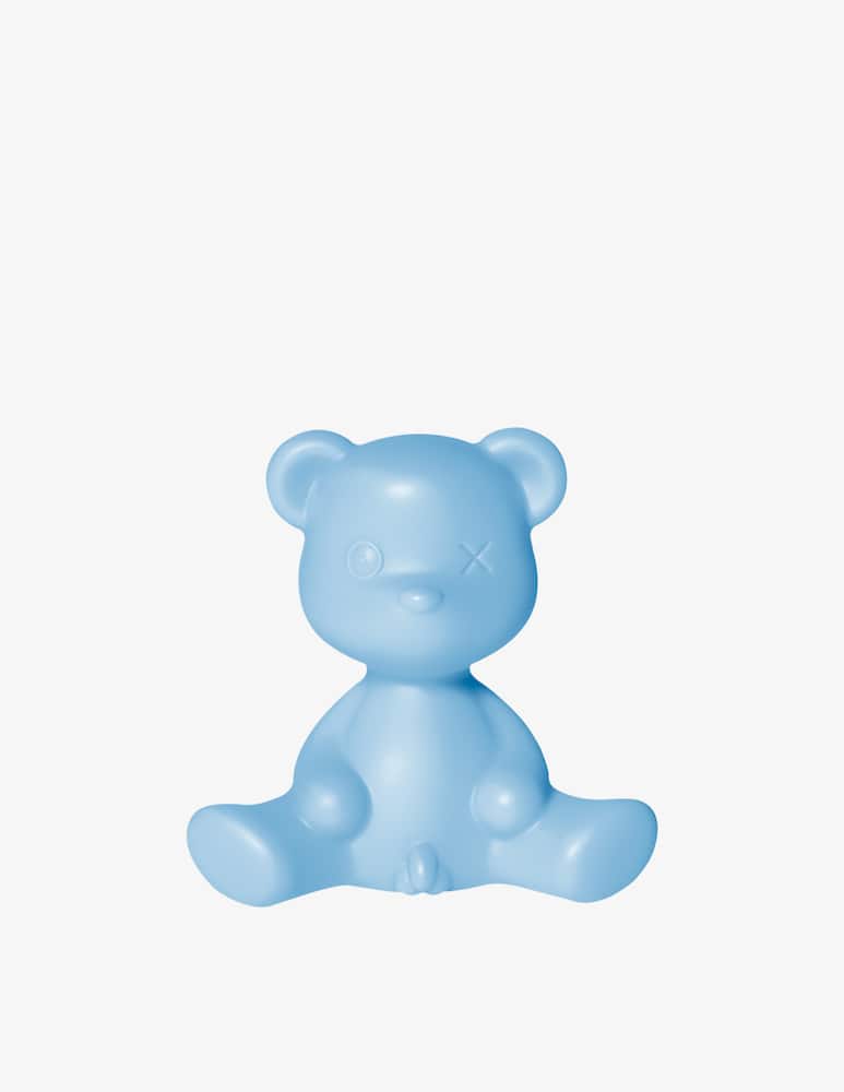 Qeeboo Teddy Boy Lamp With Cable Light Blue - picture 1 Qeeboo Teddy Boy Lamp With Cable Light Blue - picture 1