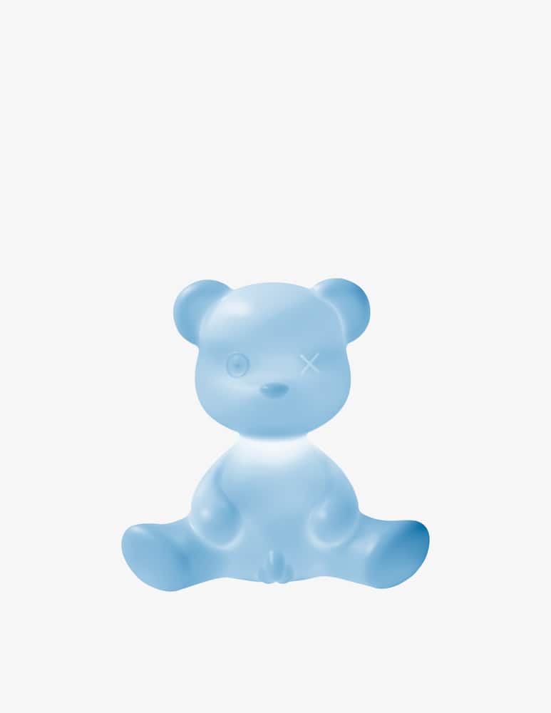 Qeeboo Teddy Boy Lamp With Cable Light Blue - picture 2 Qeeboo Teddy Boy Lamp With Cable Light Blue - picture 2