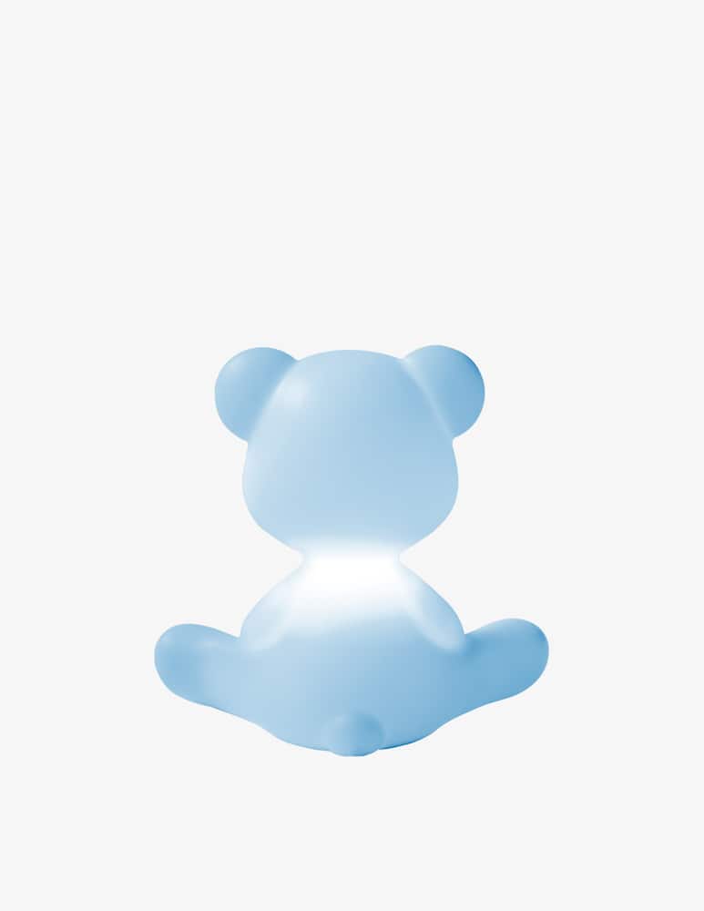 Qeeboo Teddy Boy Lamp With Cable Light Blue - picture 4 Qeeboo Teddy Boy Lamp With Cable Light Blue - picture 4