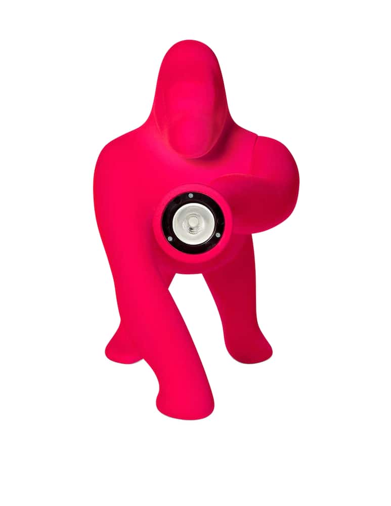 Qeeboo Lampada Kong XS velvet finish  - immagine 3