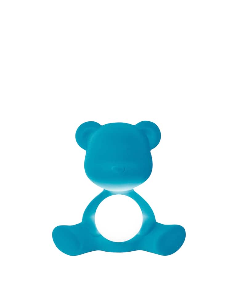 Qeeboo Teddy Girl rechargeable lamp velvet finish - picture 1 Qeeboo Teddy Girl rechargeable lamp velvet finish - picture 1