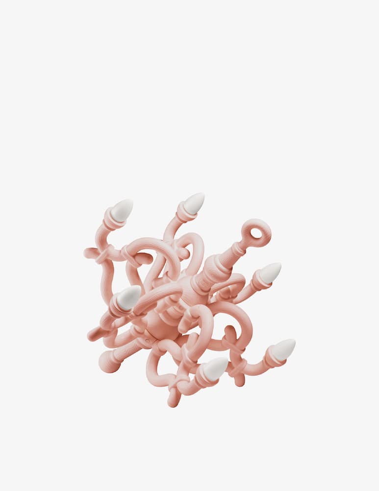 rinascente Qeeboo Lampadario Fallen M Rosa