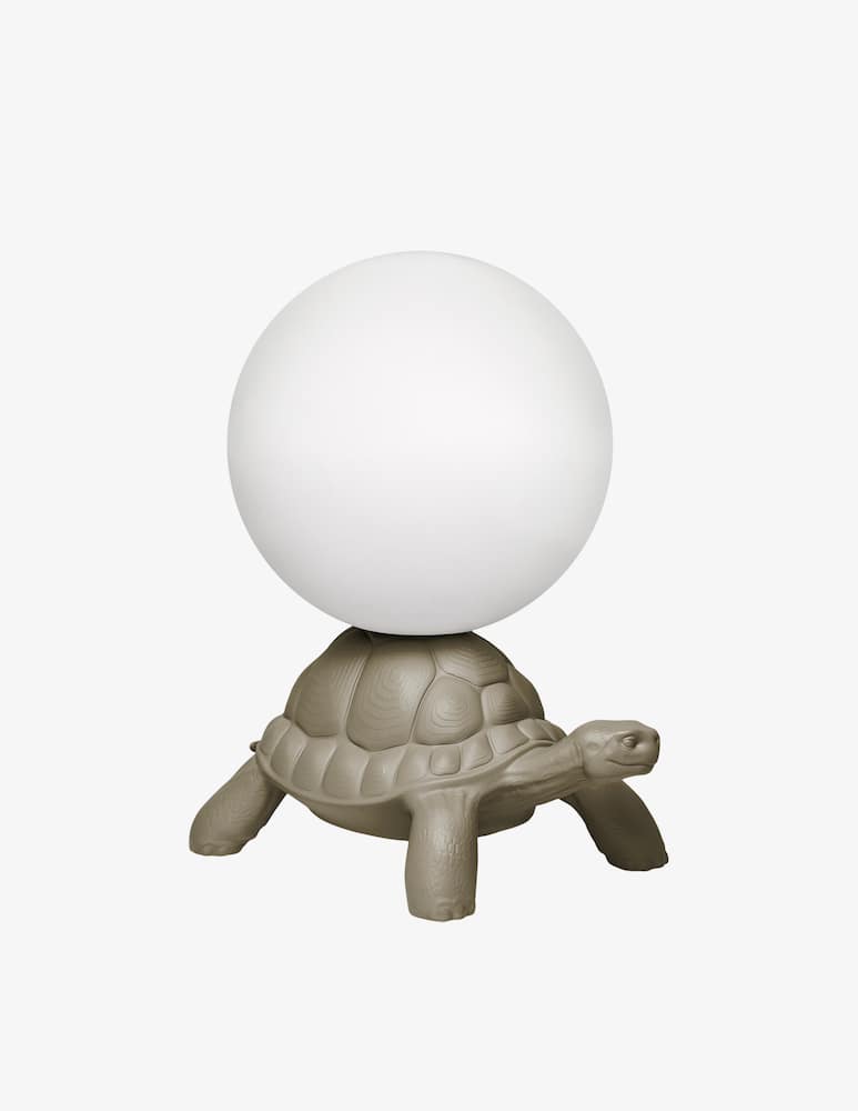 Qeeboo Turtle Carry Lampada Da Terra Grigio Tortora - immagine 2 Qeeboo Turtle Carry Lampada Da Terra Grigio Tortora - immagine 2