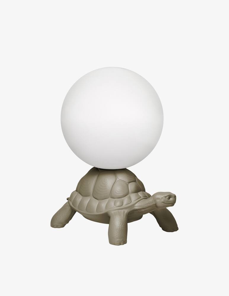 rinascente Qeeboo Turtle Carry Lamp Dove Grey