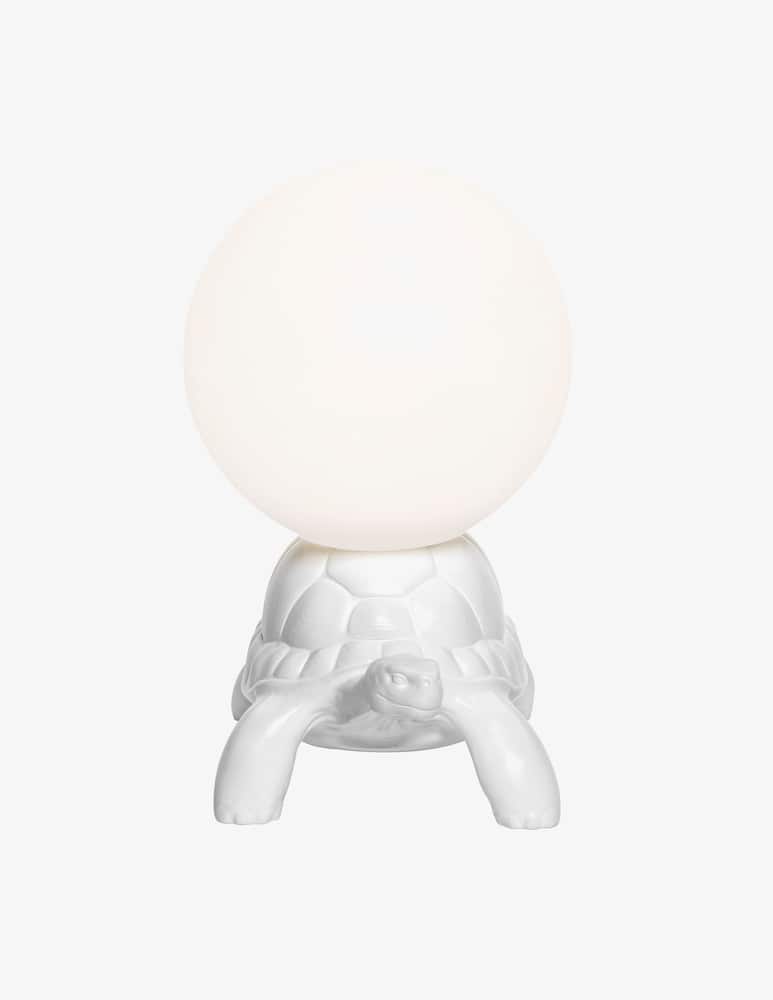 rinascente Qeeboo Turtle Carry Xs Lampada Bianca - Bianco