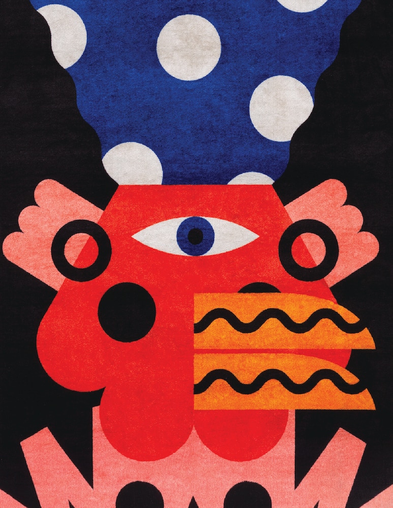 Qeeboo Tappeto Monster - immagine 1 Qeeboo Tappeto Monster - immagine 1
