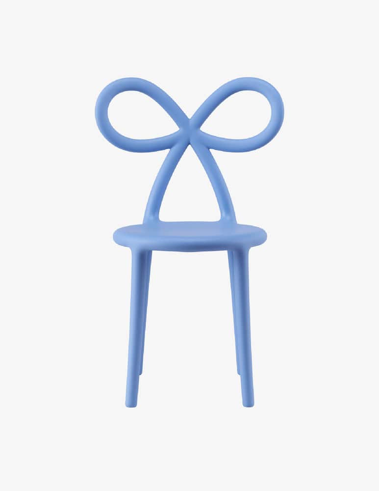 Qeeboo Sedia Ribbon Baby Azzurra - immagine 1