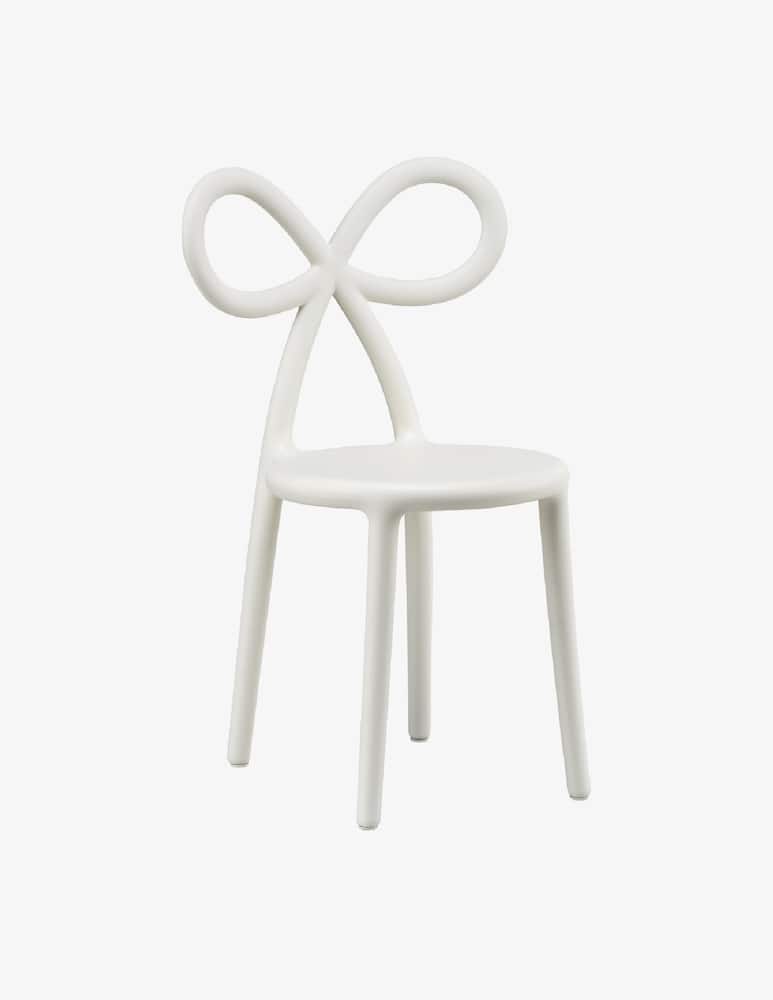 Qeeboo Sedia Ribbon Baby Bianca - immagine 2 Qeeboo Sedia Ribbon Baby Bianca - immagine 2