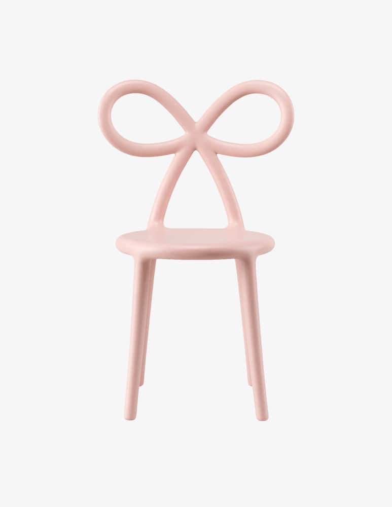 Qeeboo Sedia Ribbon Baby Rosa - immagine 1 Qeeboo Sedia Ribbon Baby Rosa - immagine 1