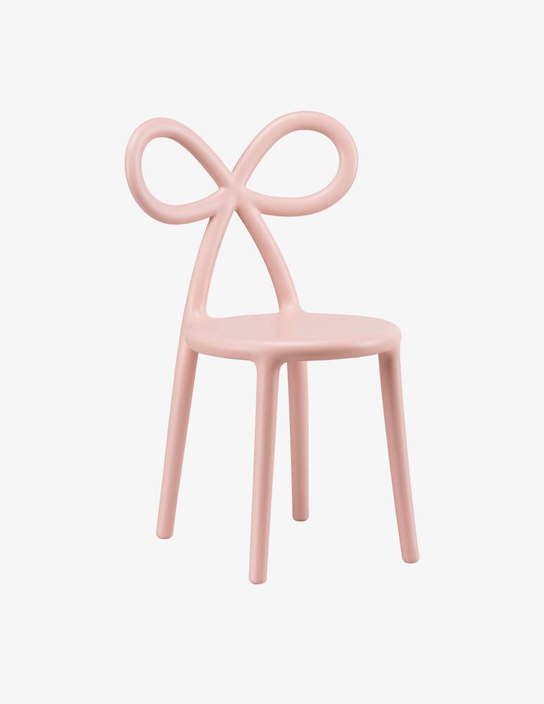 rinascente Qeeboo Sedia Ribbon Baby Rosa