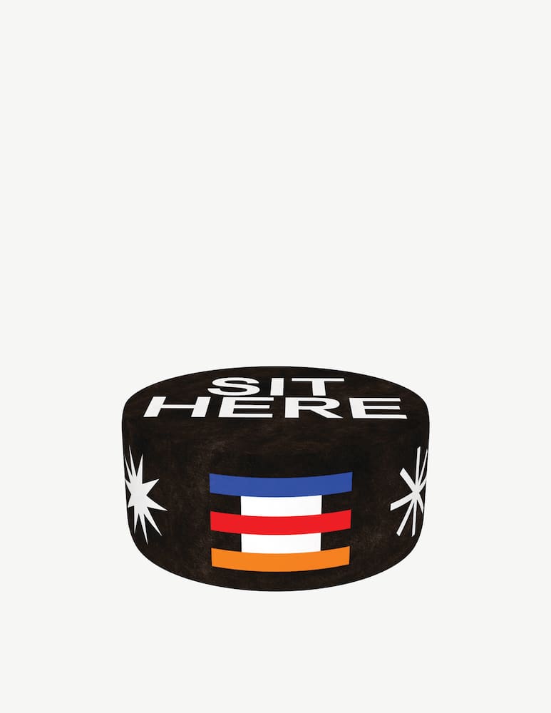 Qeeboo Pouf Oggian Sit Here L - immagine 1 Qeeboo Pouf Oggian Sit Here L - immagine 1