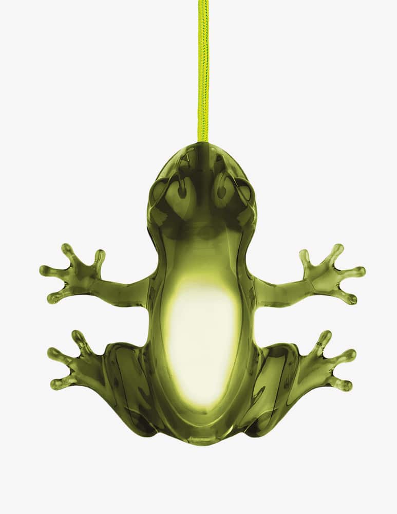 Qeeboo Hungry Frog Lamp Emerald - picture 1 Qeeboo Hungry Frog Lamp Emerald - picture 1