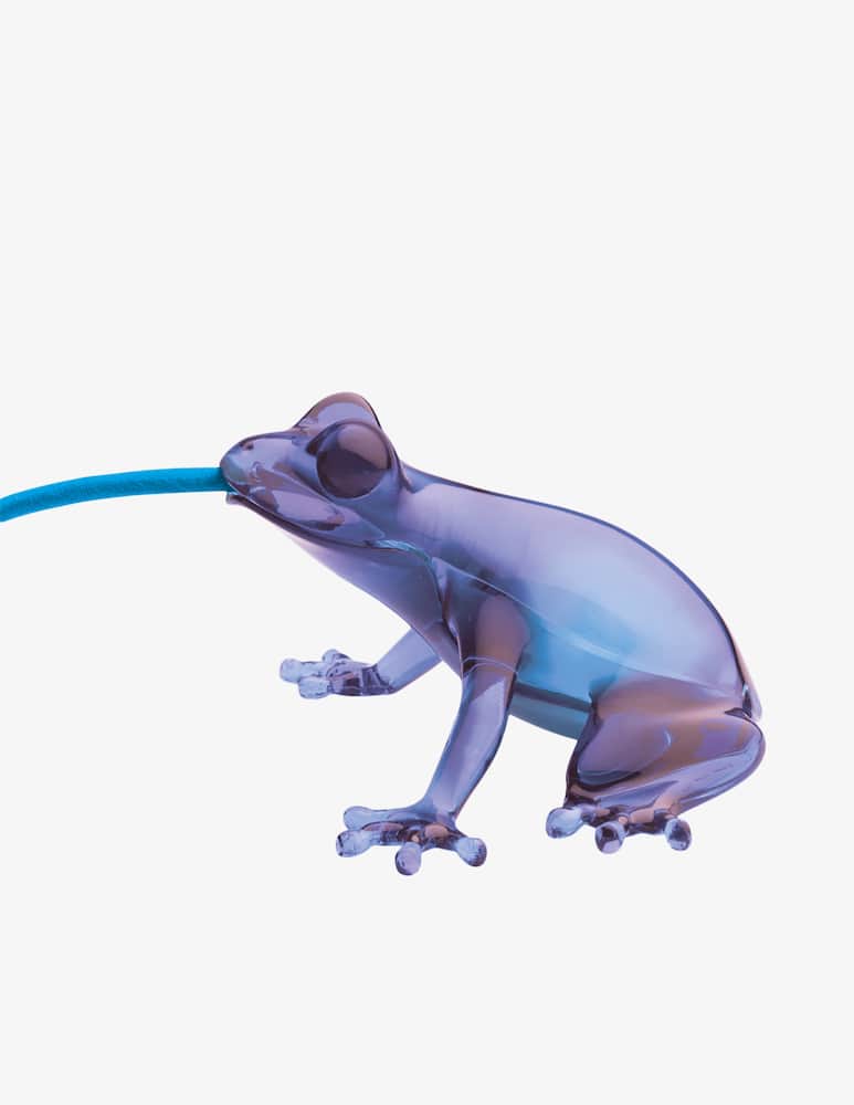 Qeeboo Lampada Hungry Frog Saffiro - immagine 2 Qeeboo Lampada Hungry Frog Saffiro - immagine 2