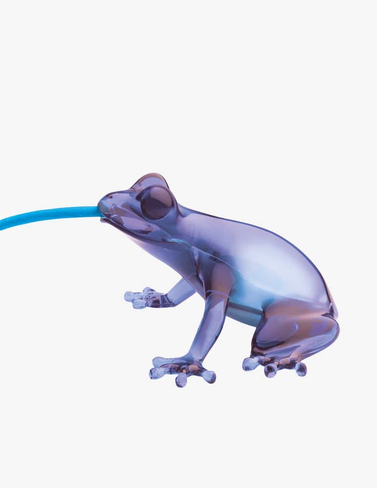 Qeeboo Lampada Hungry Frog Saffiro - immagine 3 Qeeboo Lampada Hungry Frog Saffiro - immagine 3