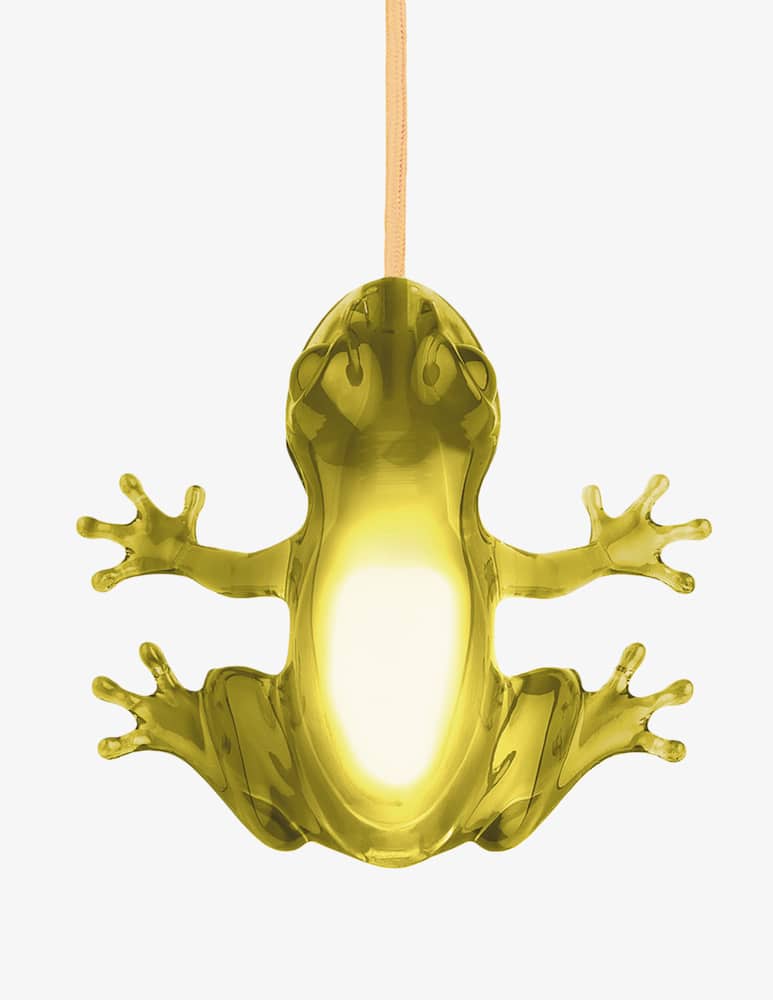 Qeeboo Hungry Frog Lamp Topaz - picture 1 Qeeboo Hungry Frog Lamp Topaz - picture 1