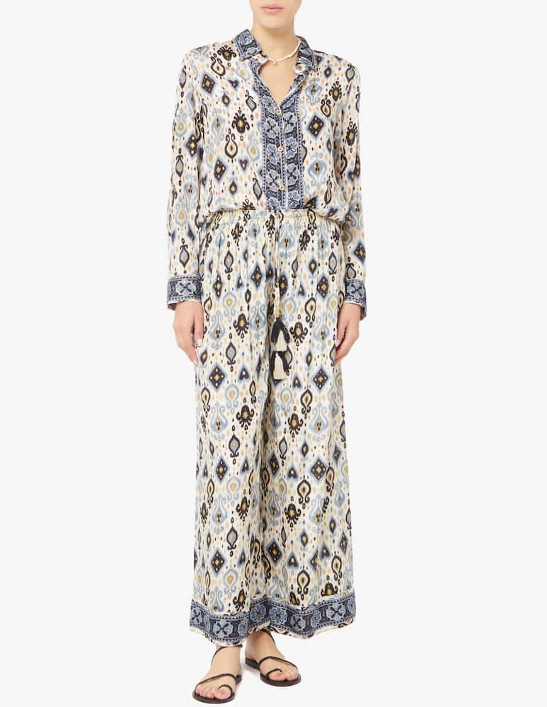 rinascente PAHIESA FORMENTERA Silk long sleeve shirt