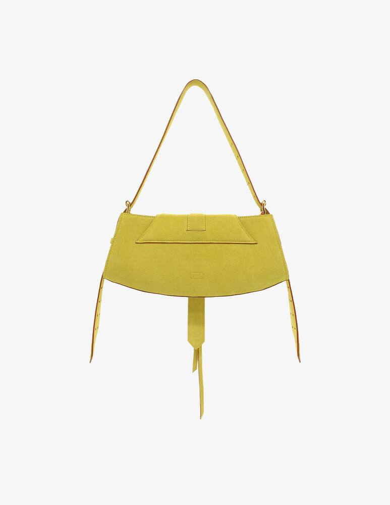 rinascente Radica Studio Buckle mid bag in suede